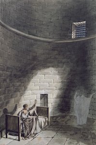 Madame de Guiche and her Daughter Appear at Night before the Artist in Prison, 1804 by Armand de Polignac